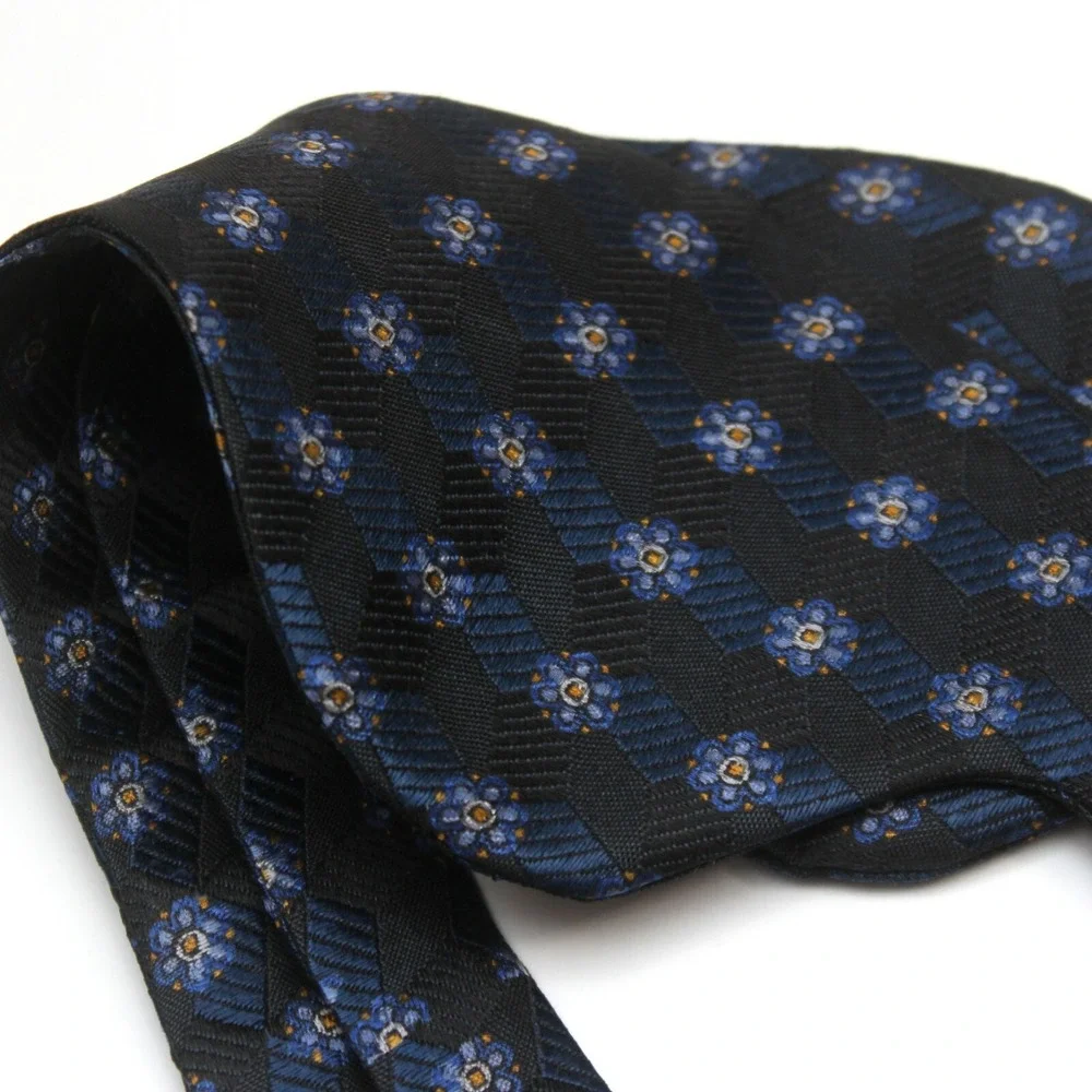 Men's Self-tied Large Bow Tie Navy Blue Silk Butterfly Bowtie Big‎ bow tie S564